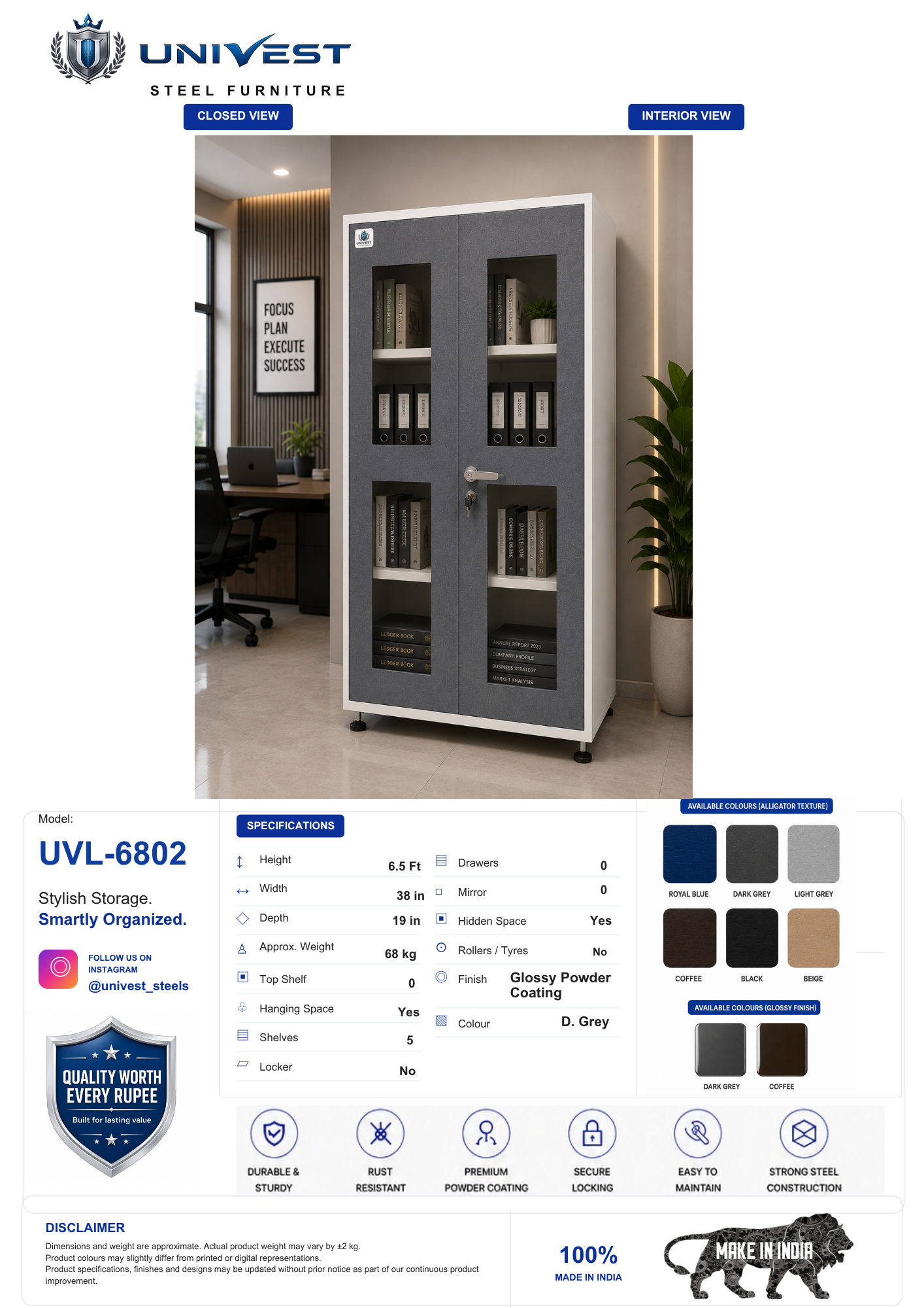 UNIVEST UVL-6802