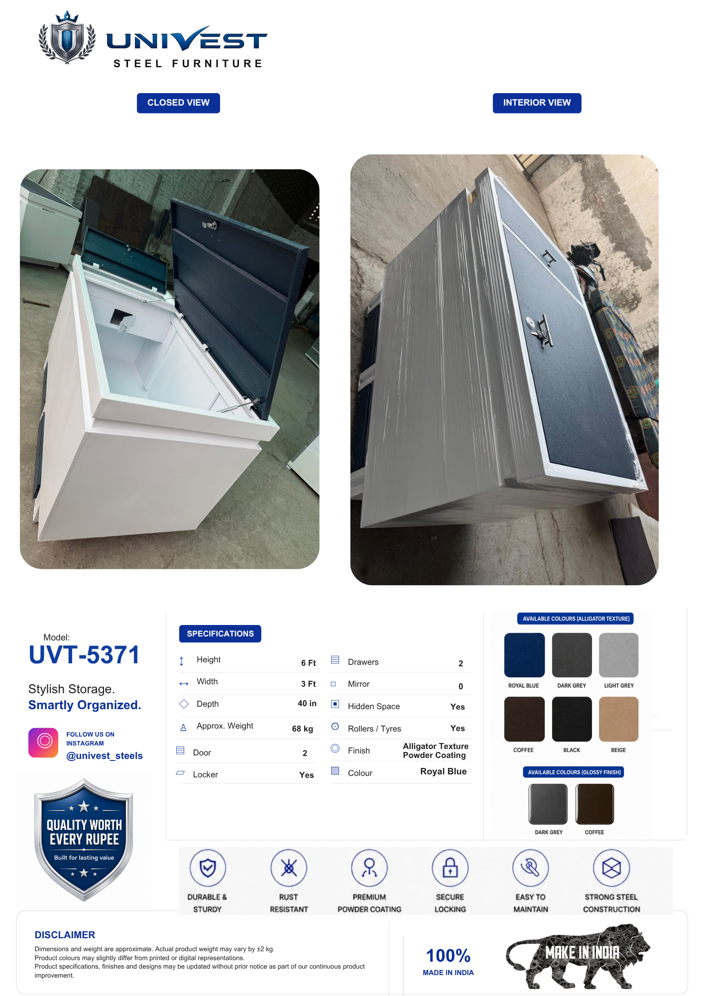 UNIVEST UVT-5371